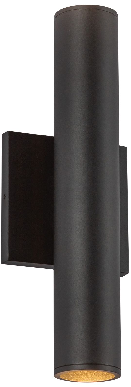 Image 4 Kuzco Lorna 12-in (2-in Dia.) 36 Degree Optic Black LED Wall Sconce more views