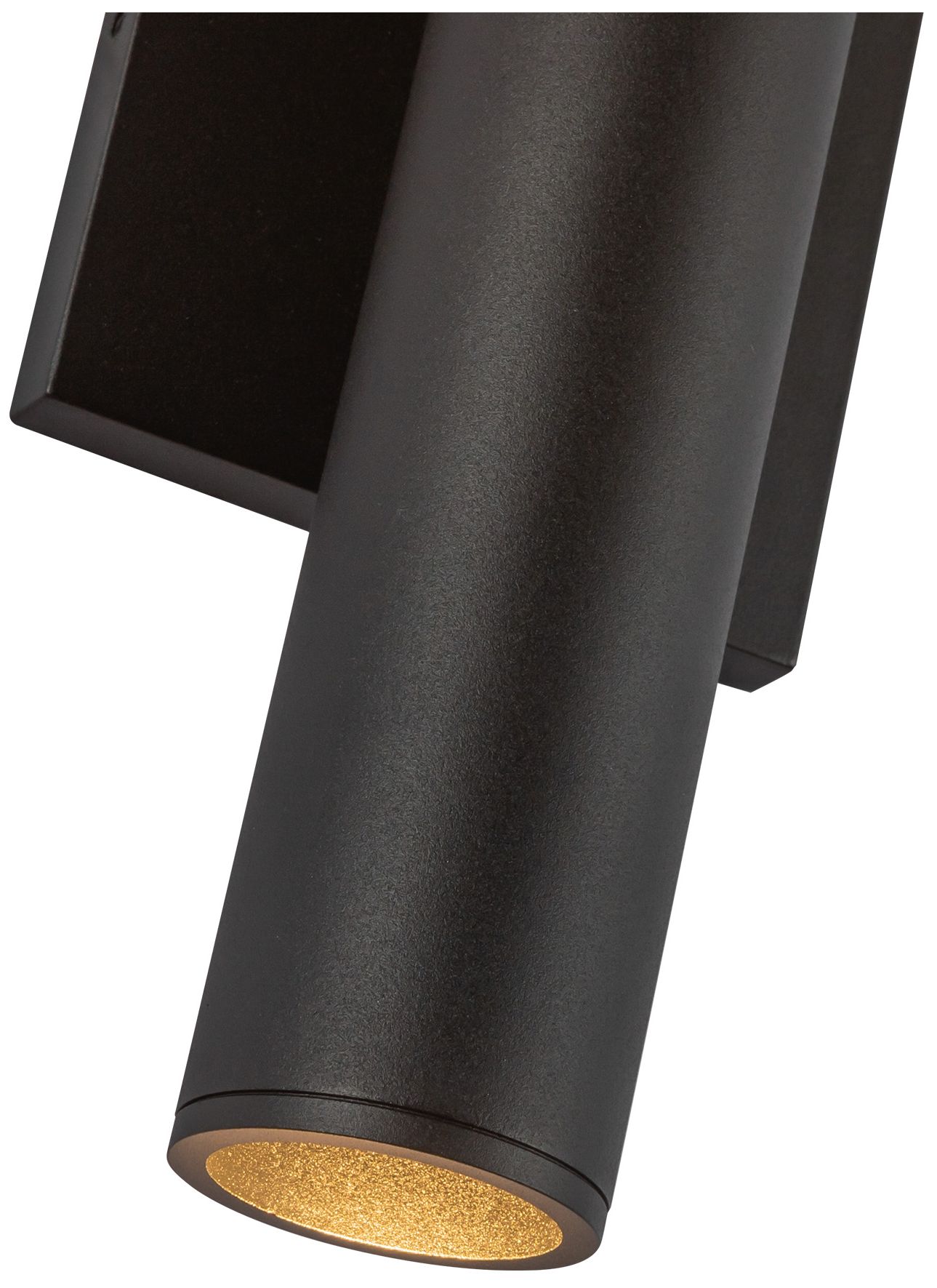 Image 5 Kuzco Lorna 12-in (2-in Dia.) 36 Degree Optic Black LED Wall Sconce more views