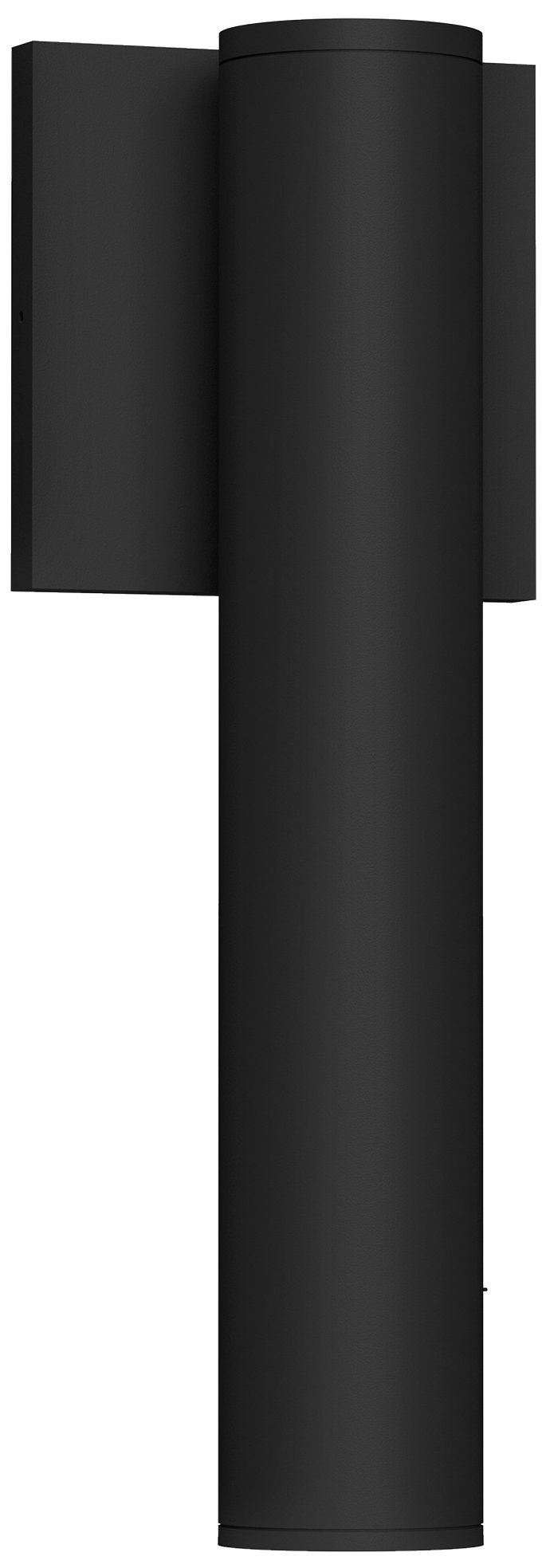 Image 2 Kuzco Lorna 12-in (2-in Dia.) 36 Degree Optic Black LED Wall Sconce