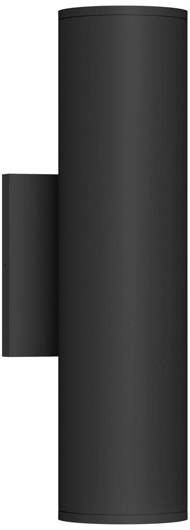 Image 2 Kuzco Lorna 12-in (3-in Dia.) 36 Degree Optic Black LED Wall Sconce