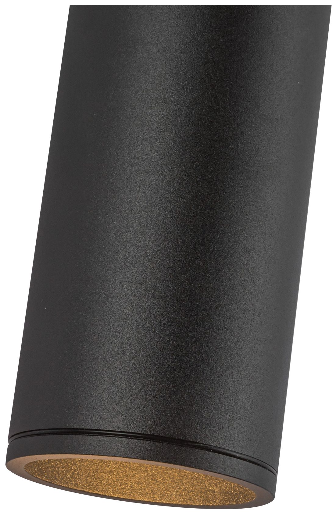 Image 5 Kuzco Lorna 12-in (3-in Dia.) 36 Degree Optic Black LED Wall Sconce more views