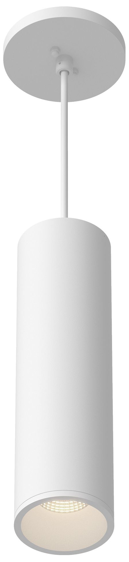 Kuzco Lorna 12-in (3-in Dia.) 36 Degree Optic White LED Pendant