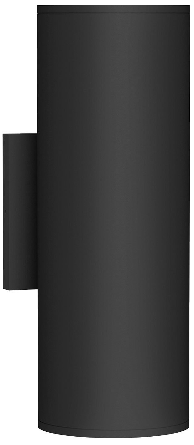 Kuzco Lorna 12-in (4-in Dia.) 36 Degree Optic Black LED Wall Sconce