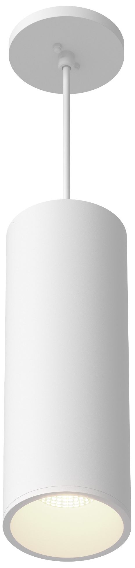Kuzco Lorna 13-in (4-in Dia.) 36 Degree Optic White LED Pendant