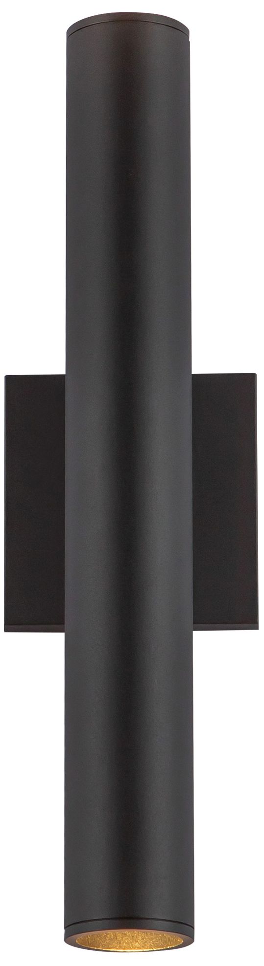 Image 3 Kuzco Lorna 16-in (2-in Dia.) 36 Degree Optic Black LED Wall Sconce more views