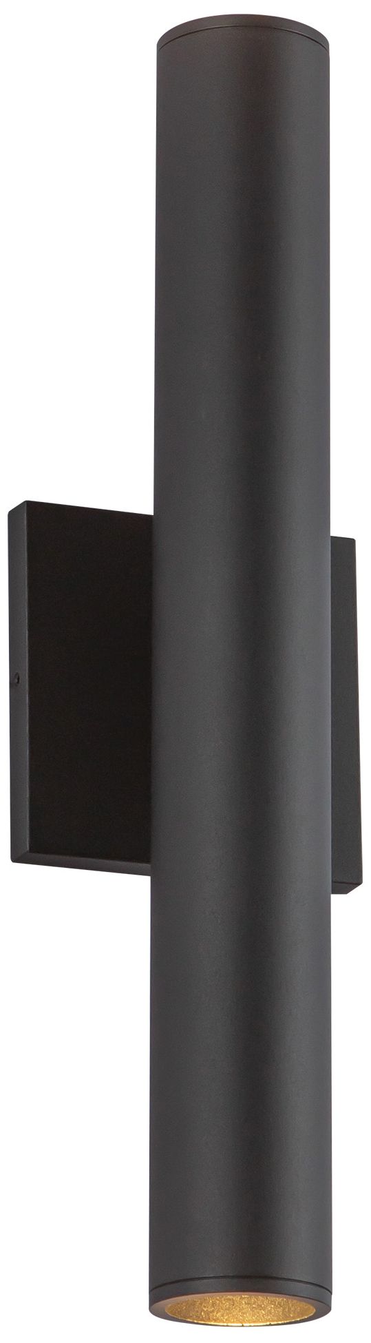 Image 4 Kuzco Lorna 16-in (2-in Dia.) 36 Degree Optic Black LED Wall Sconce more views