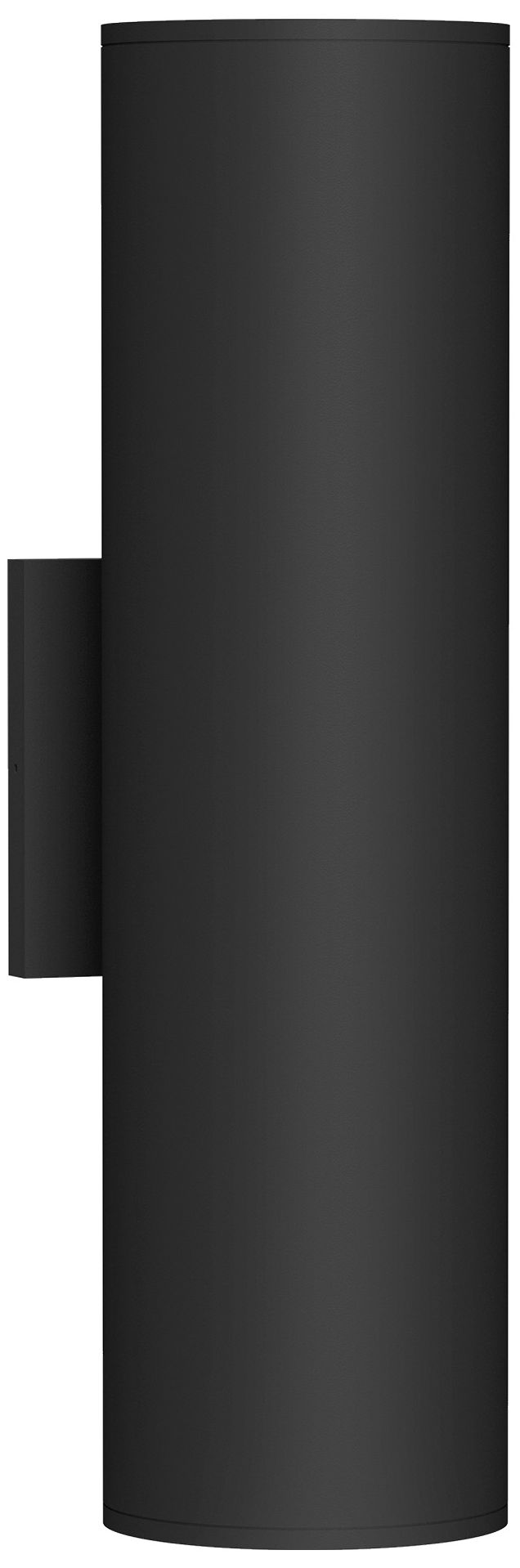 Image 2 Kuzco Lorna 16-in (4-in Dia.) 36 Degree Optic Black LED Wall Sconce