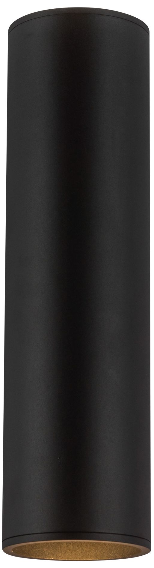 Image 3 Kuzco Lorna 16-in (4-in Dia.) 36 Degree Optic Black LED Wall Sconce more views