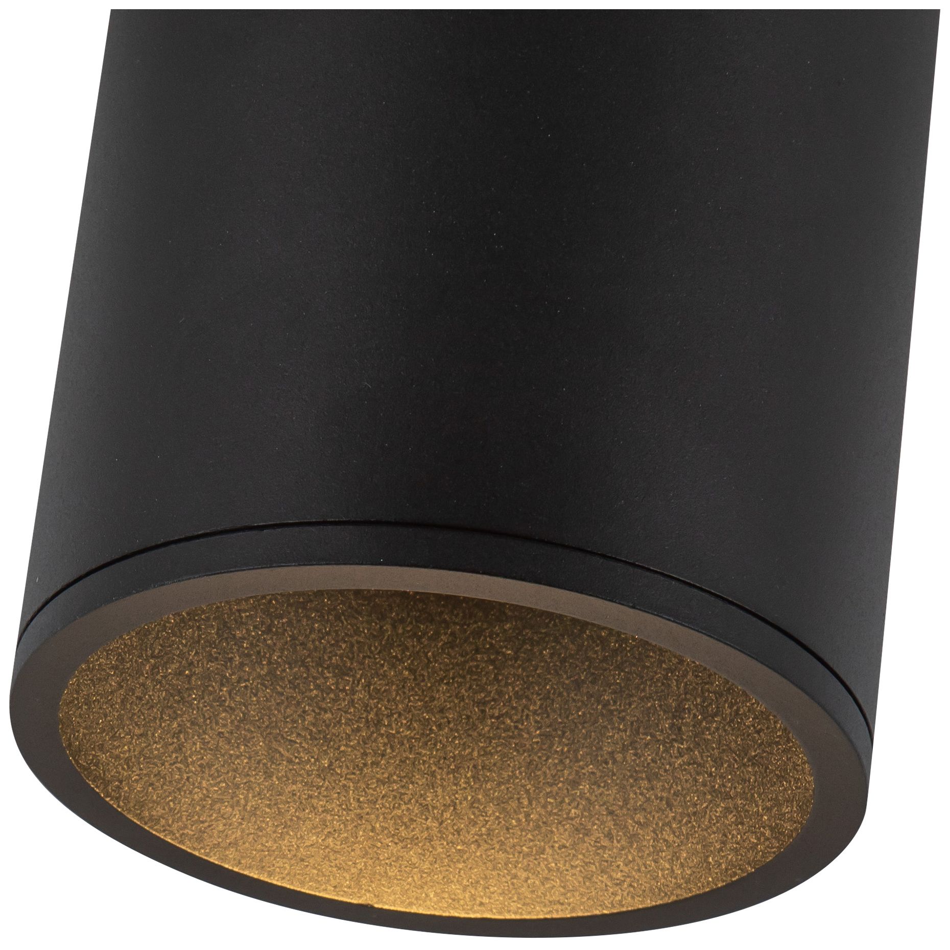 Image 3 Kuzco Lorna 6-in (4-in Dia.) 36 Degree Optic Black LED Pendant more views