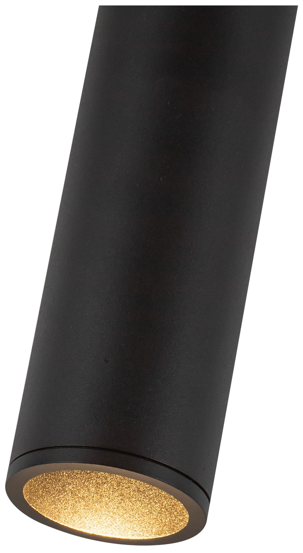 Image 4 Kuzco Lorna 8-in (2-in Dia.) 36 Degree Optic Black LED Pendant more views