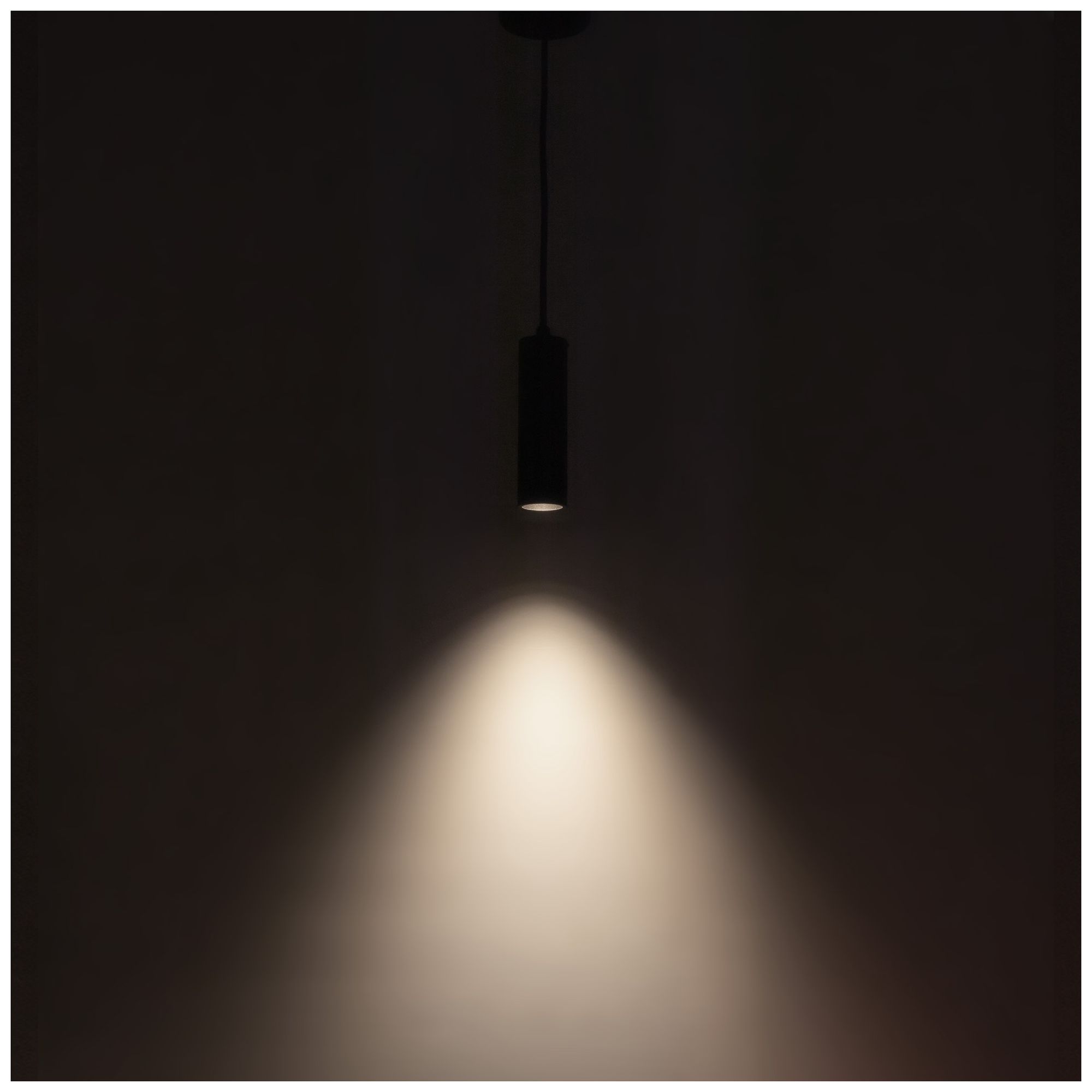 Image 5 Kuzco Lorna 8-in (2-in Dia.) 36 Degree Optic Black LED Pendant more views