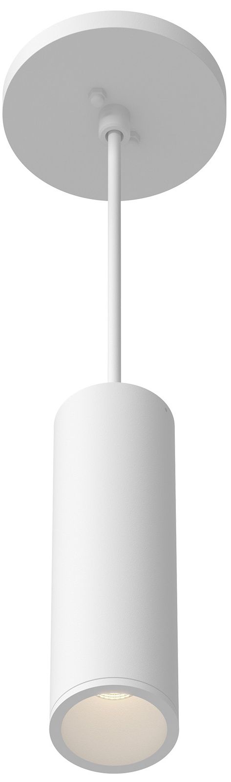 Kuzco Lorna 8-in (2-in Dia.) 36 Degree Optic White LED Pendant