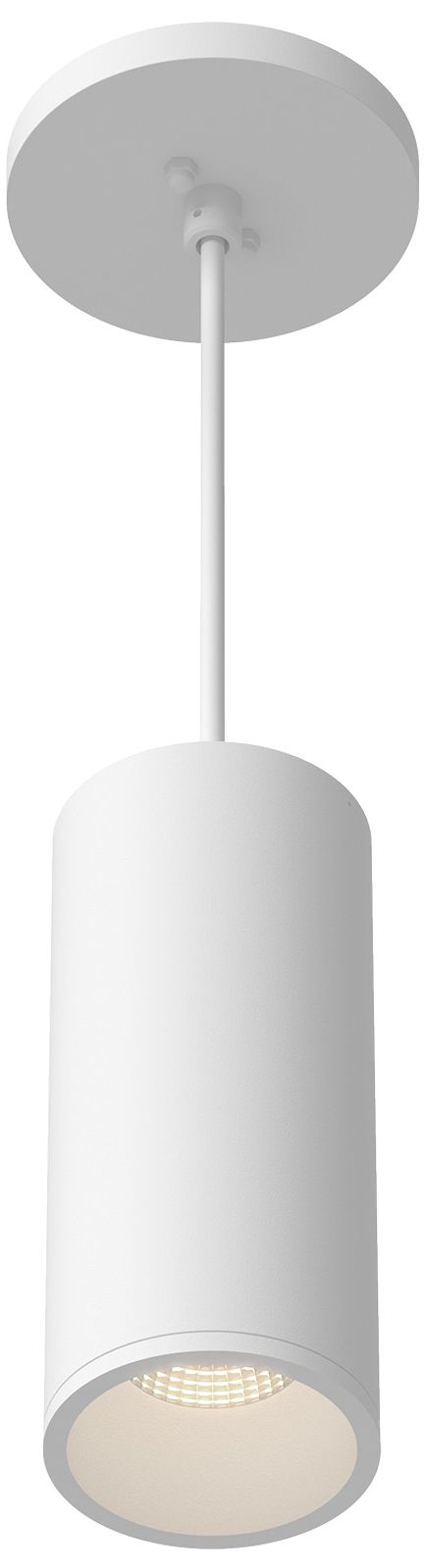 Kuzco Lorna 8-in (3-in Dia.) 36 Degree Optic White LED Pendant