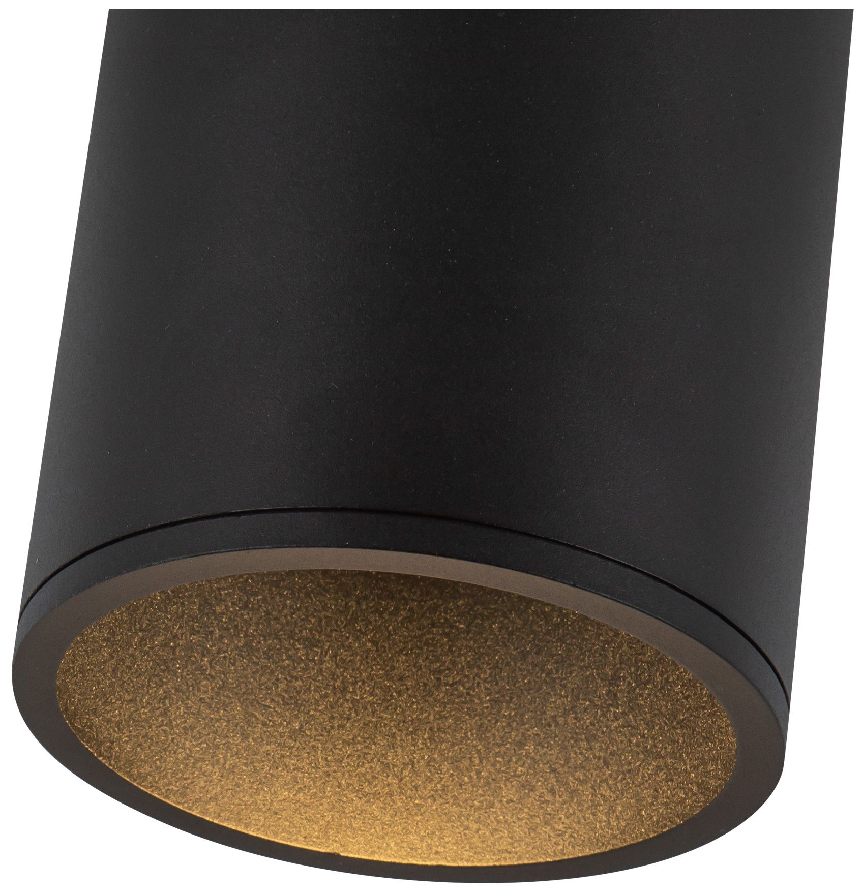 Image 3 Kuzco Lorna 8-in (4-in Dia.) 36 Degree Optic Black LED Flush Mount more views