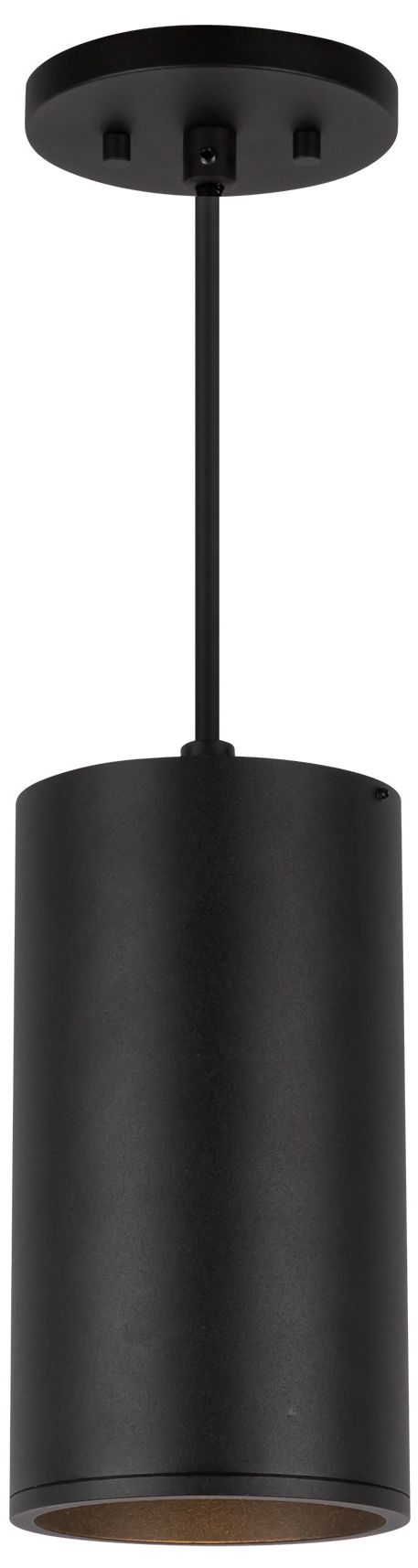 Image 2 Kuzco Lorna 8-in (4-in Dia.) 36 Degree Optic Black LED Pendant more views