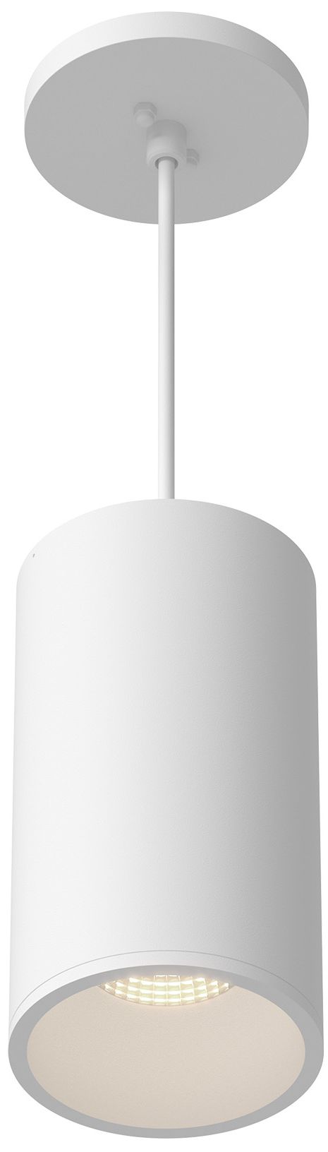 Kuzco Lorna 8-in (4-in Dia.) 36 Degree Optic White LED Pendant