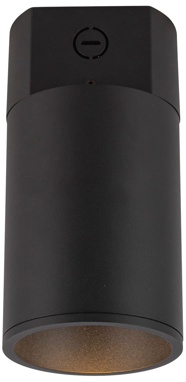 Image 2 Kuzco Lorna 8-in (4-in Dia.) Black LED Concrete Ceiling Mount more views