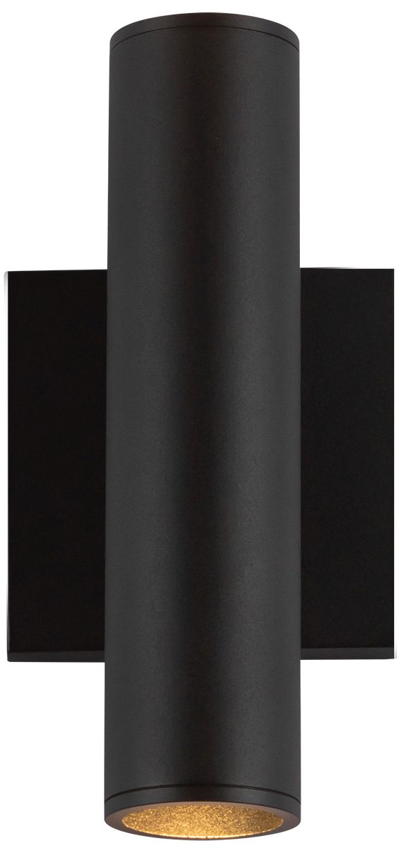 Image 3 Kuzco Lorna 9-in (2-in Dia.) 36 Degree Optic Black LED Wall Sconce more views