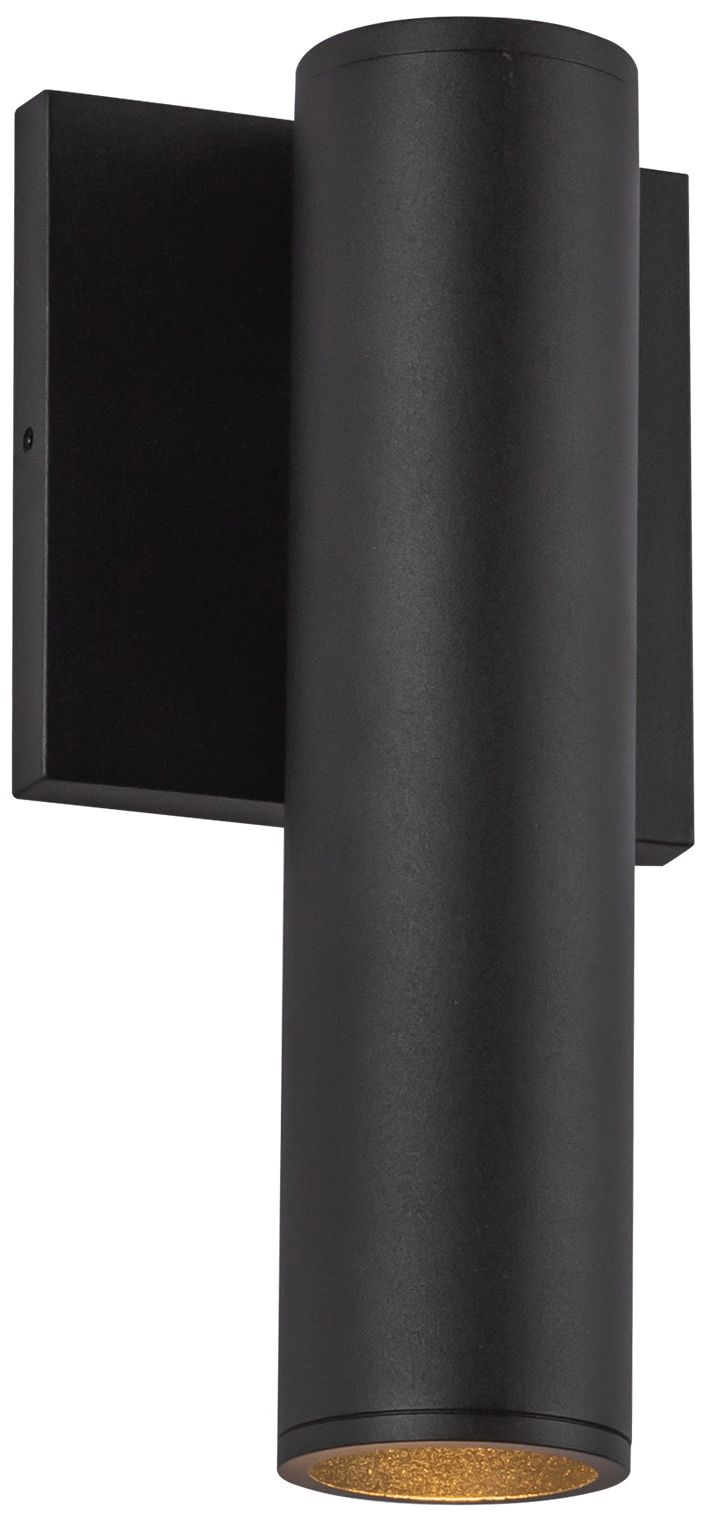 Image 4 Kuzco Lorna 9-in (2-in Dia.) 36 Degree Optic Black LED Wall Sconce more views