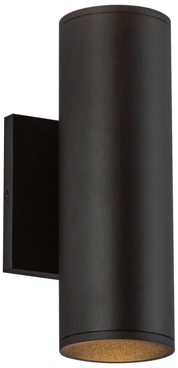Image 4 Kuzco Lorna 9-in (3-in Dia.) 36 Degree Optic Black LED Wall Sconce more views