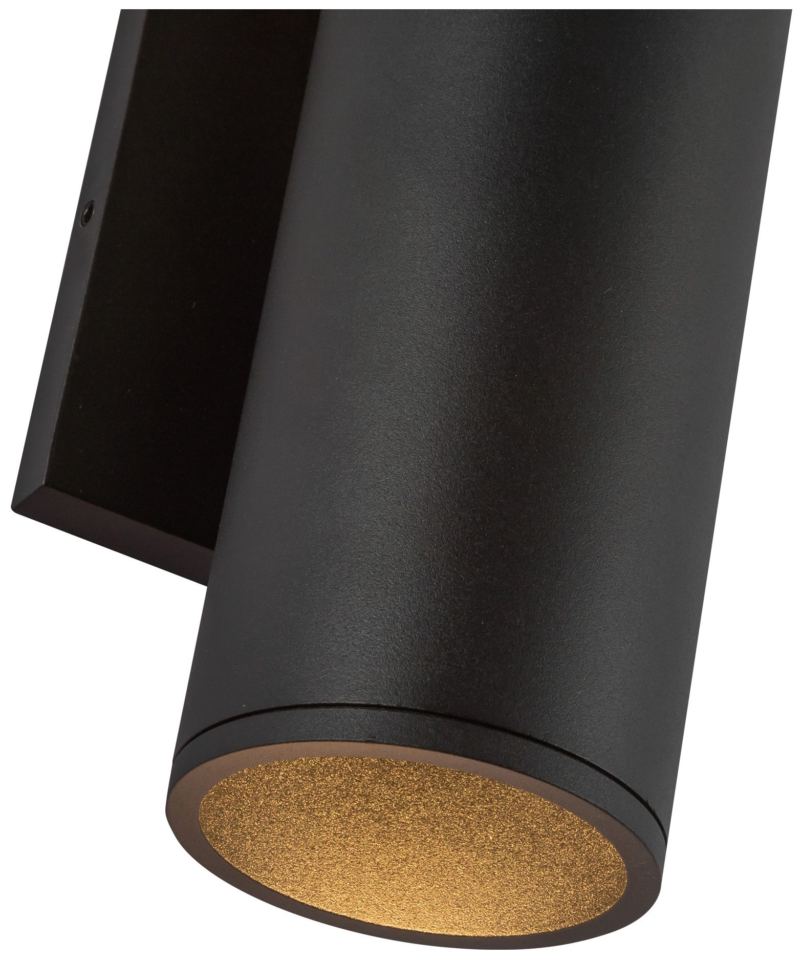 Image 5 Kuzco Lorna 9-in (3-in Dia.) 36 Degree Optic Black LED Wall Sconce more views