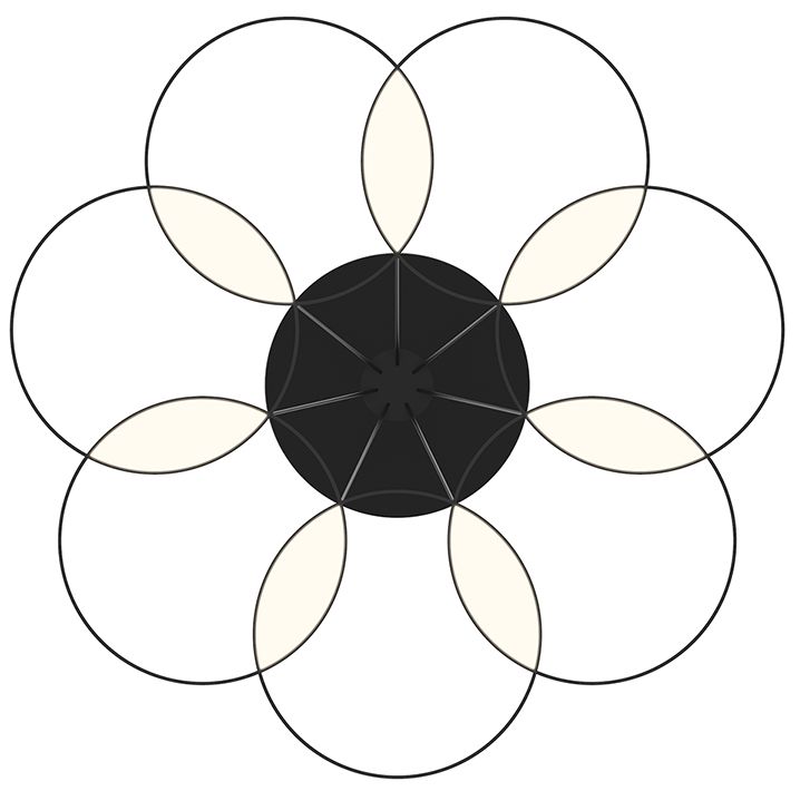 Image 4 Kuzco Maestro LED 26-in Black LED Chandeliers more views