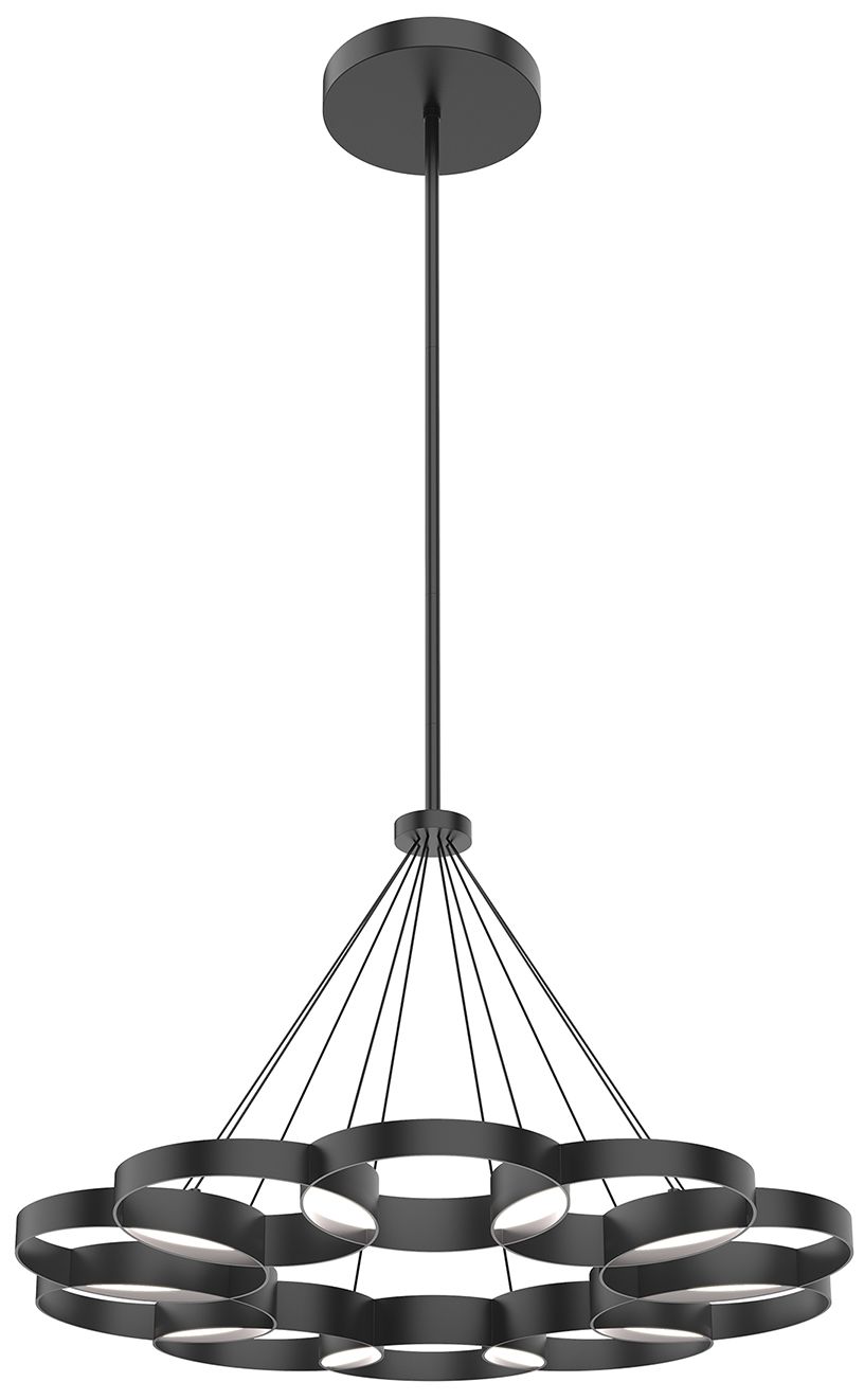 Image 2 Kuzco Maestro LED 33-in Black LED Chandeliers more views