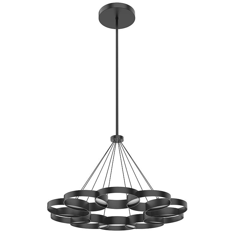 Image 1 Kuzco Maestro LED 33-in Black LED Chandeliers