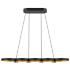 Kuzco Maestro LED 38-in Black/Gold Linear Pendant