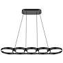 3_Kuzco Maestro LED 38-in Black Linear Pendant more views