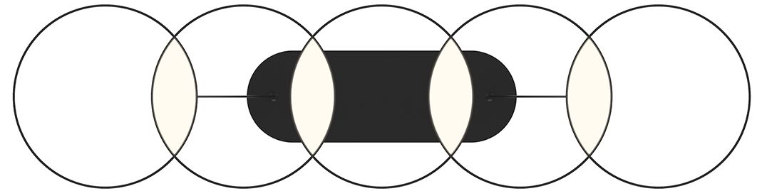 Image 5 Kuzco Maestro LED 38-in Black Linear Pendant more views