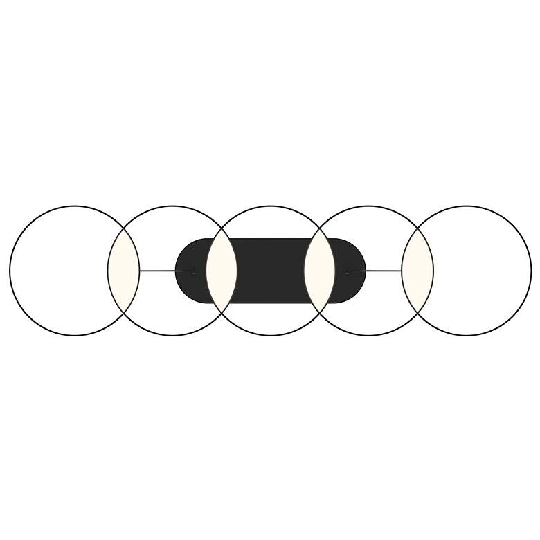 Image 5 Kuzco Maestro LED 38-in Black Linear Pendant more views