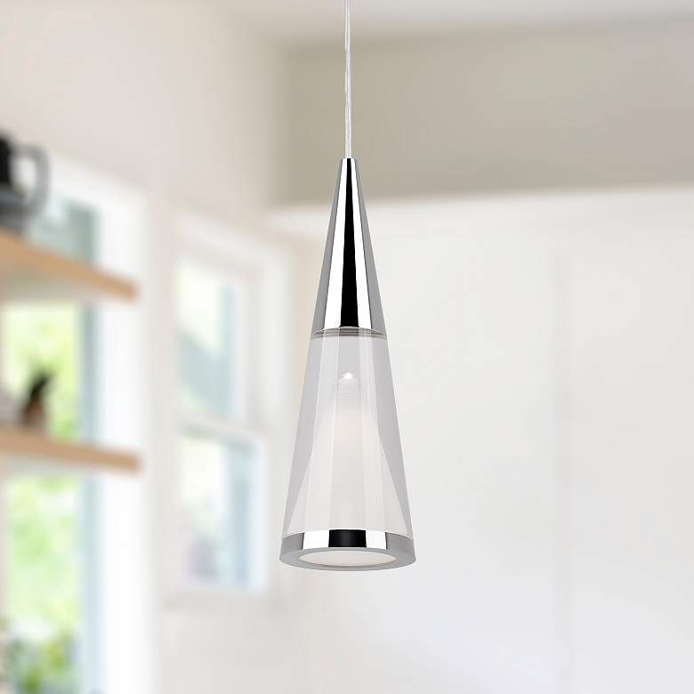 Image 1 Kuzco Malabar 3-in Chrome Pendants