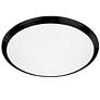 1_Kuzco Malta LED 12-in Black Flush Mount