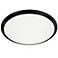 Kuzco Malta LED 12-in Black Flush Mount