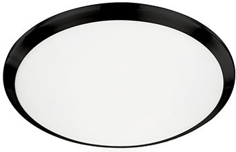 Image 2 Kuzco Malta LED 12-in Black Flush Mount more views