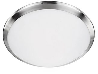 Image 2 Kuzco Malta LED 12-in Brushed Nickel Flush Mount more views