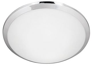 Image 2 Kuzco Malta LED 12-in Chrome Flush Mount more views