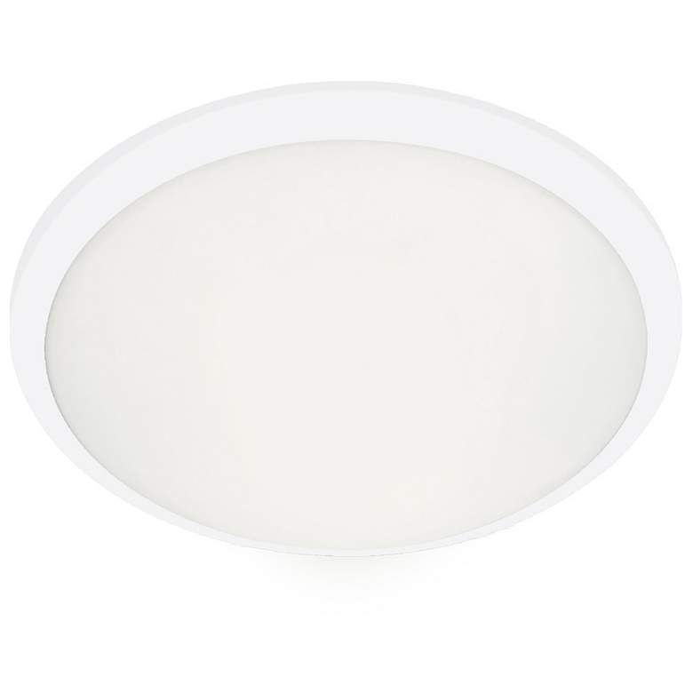 Image 1 Kuzco Malta LED 12-in White Flush Mount