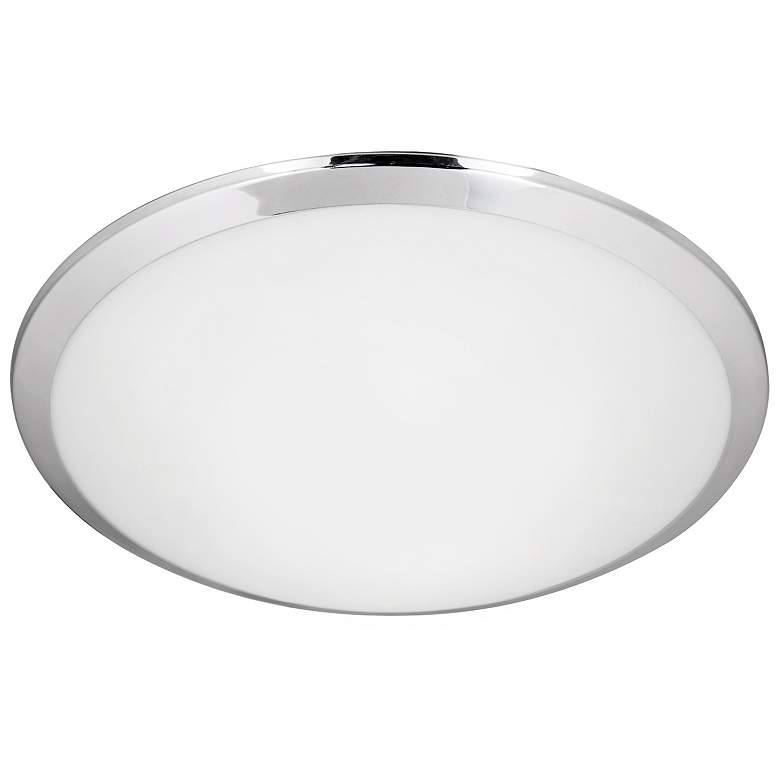 Image 1 Kuzco Malta LED 15-in Chrome Flush Mount