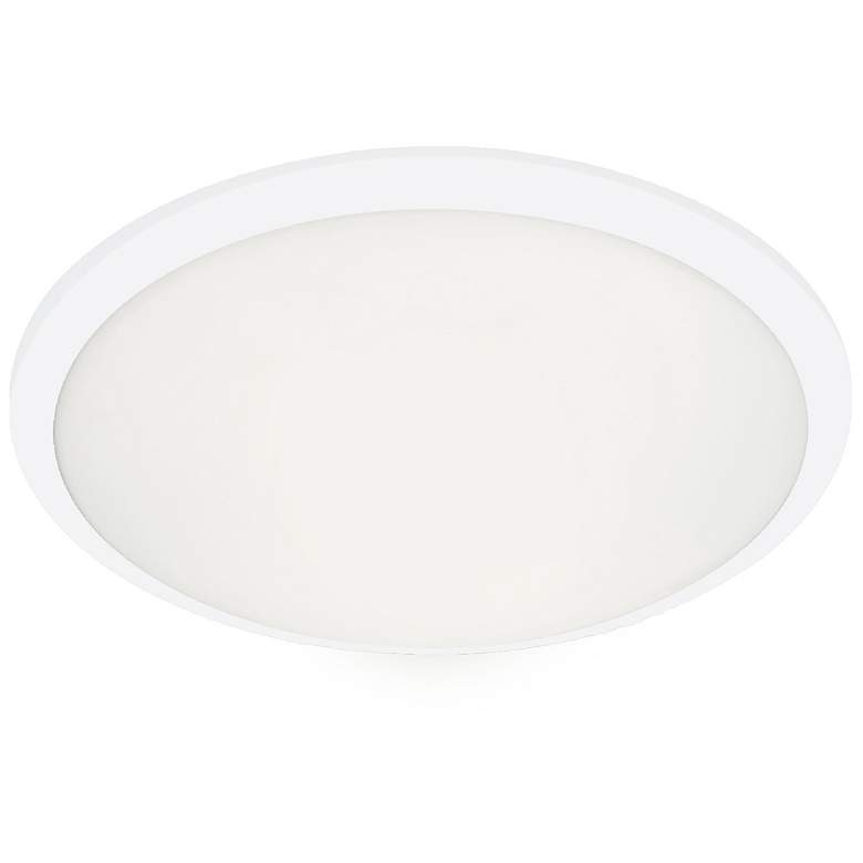 Image 1 Kuzco Malta LED 15-in White Flush Mount