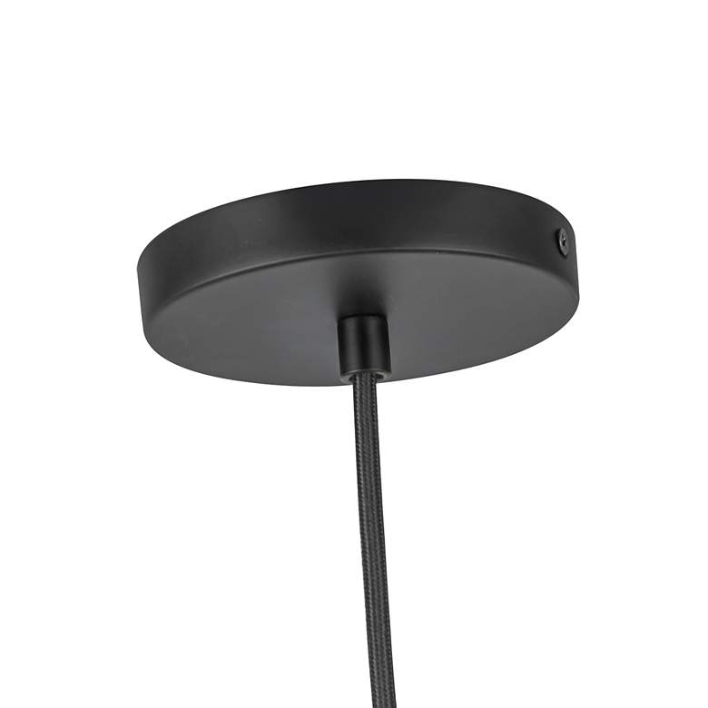 Image 4 Kuzco Marco LED 12-in (CCT) Black/Opal Glass Pendant more views