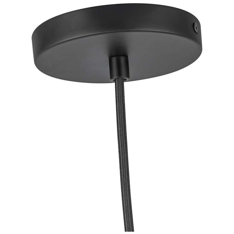 Image 4 Kuzco Marco LED 16-in (CCT) Black/Opal Glass Pendant more views