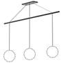 1_Kuzco Marquee 47-in Black Linear Pendant Canopy System