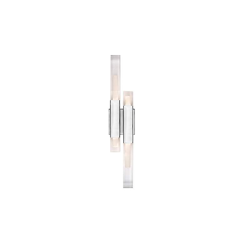 Image 2 Kuzco Martelo LED 22-in Chrome Wall Sconce more views