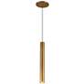1_Kuzco Mason LED 14-in Vintage Brass Pendant