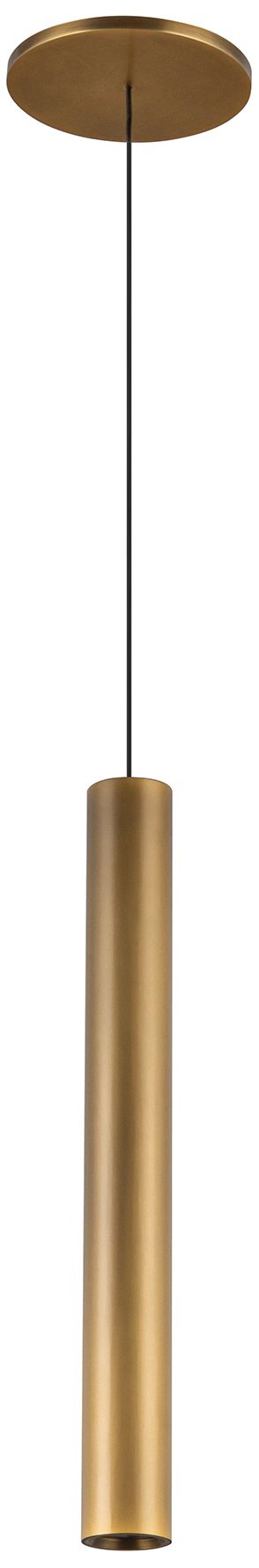 Image 2 Kuzco Mason LED 14-in Vintage Brass Pendant more views