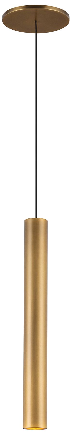 Image 3 Kuzco Mason LED 14-in Vintage Brass Pendant more views