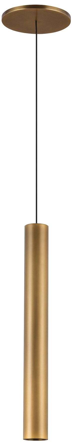 Image 4 Kuzco Mason LED 14-in Vintage Brass Pendant more views