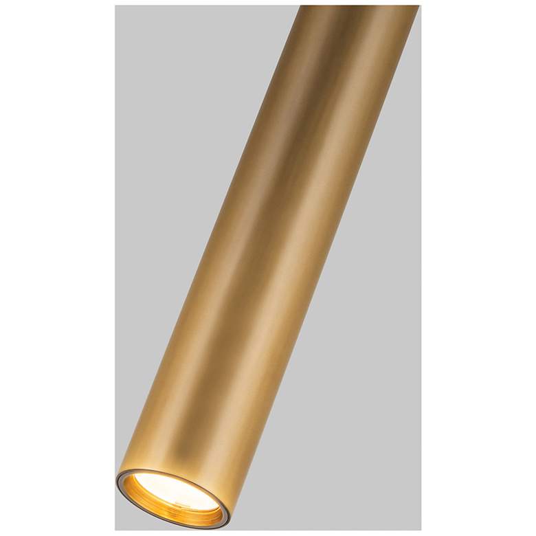 Image 5 Kuzco Mason LED 14-in Vintage Brass Pendant more views